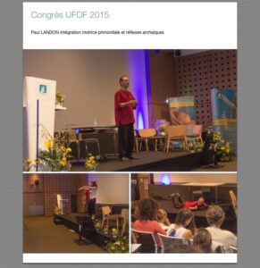 Paul Landon donnant une conférence