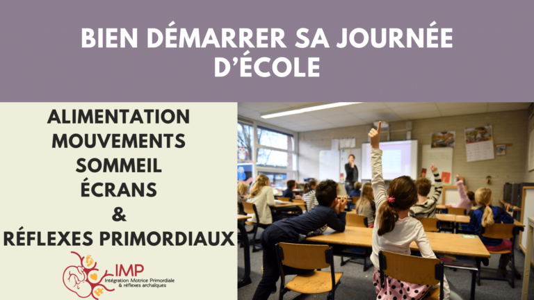 Bien démarrer sa journée d'école et de travail